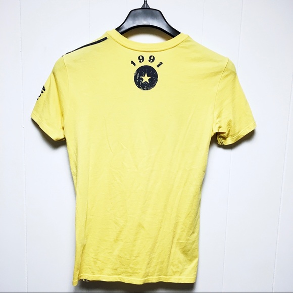 🔴SOLD ARMANI EXCHANGE A|X Men’s T-Shirt Yellow XS - Picture 4 of 7